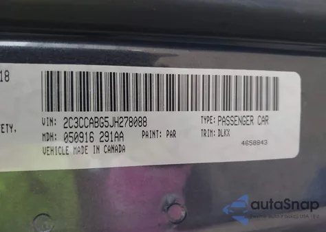 2018 Chrysler 300 300S z USA, uszkodzony, nr VIN 2C3CCABG5JH278088